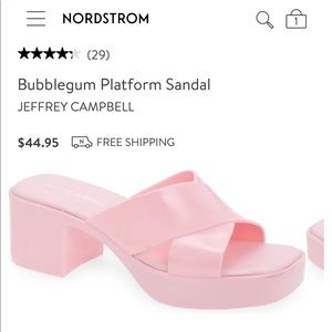 Jeffrey Campbell hot pink shoes!